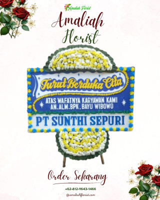 Papan Bunga Duka di Johar Baru
