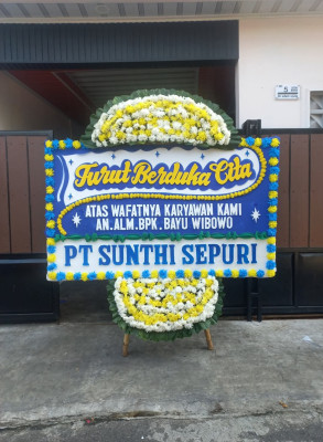 Papan Bunga Duka di Johar Baru